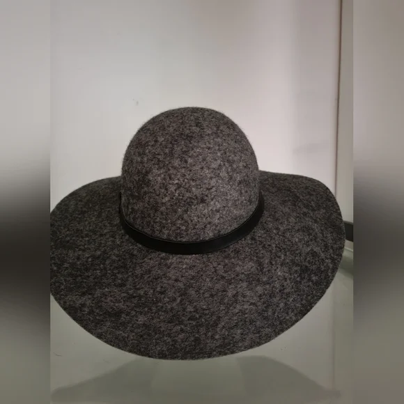 100% WOOL HAT WITH WIDE BRIM - Picture 4 of 11